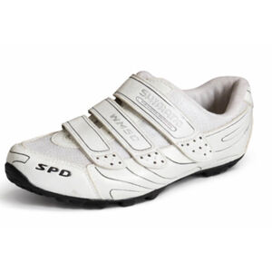 Women's Shimano SPD White Cycling/ Mountain Biking Shoes 42/9.5